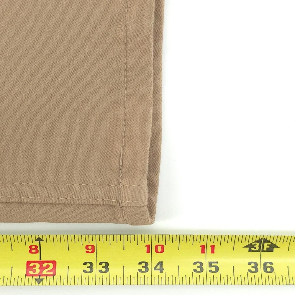 Banana Republic Mens Traveler Pants 36x34 Slim Fit Khaki Tan Chino Stretch